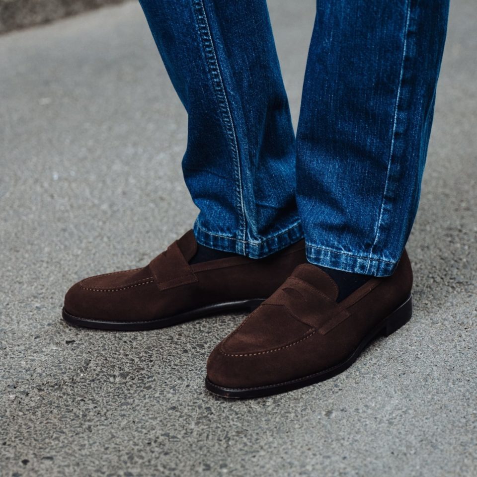 How to wear loafers with jeans - Fabric, texture and color - Morjas