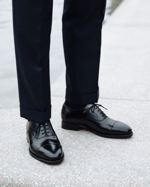 Black Oxford shoes