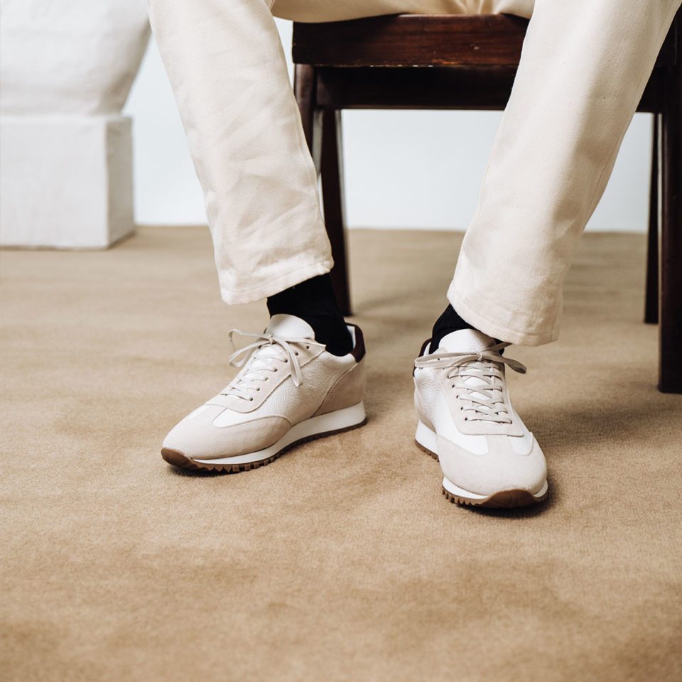 The Trainer - White Leather | Made by hand in Portugal | MORJAS