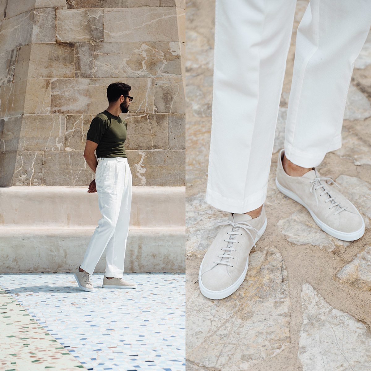 How to wear sneakers with jeans and formal trousers - MORJAS